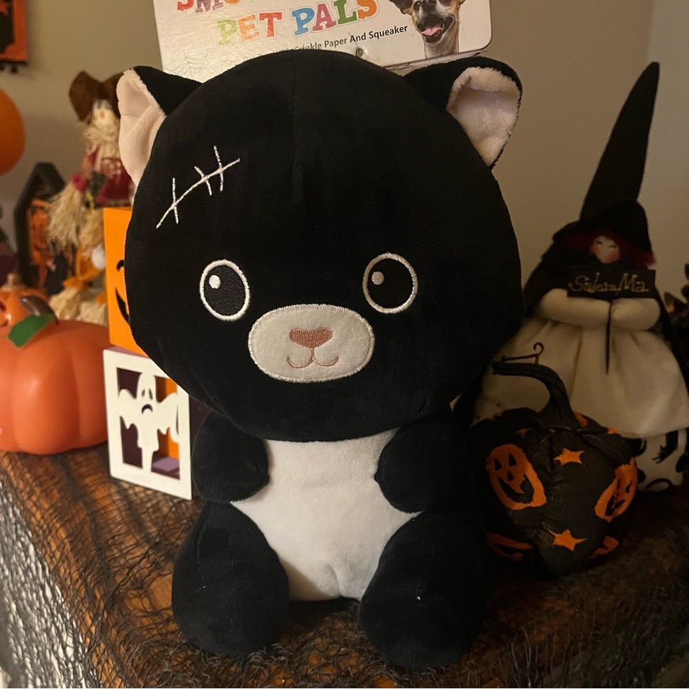 Smoochy Pet Pals Halloween Panda Plush Dog Toy NWT